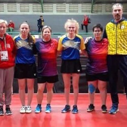 Asztalitenisz: Női párosunk 5. helyen végeztek